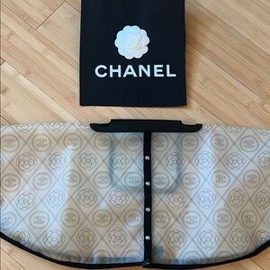 Chanel Black and White Bag Umbrella Bag for rainy days